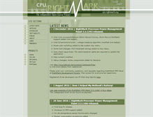 Tablet Screenshot of cpu.rightmark.org